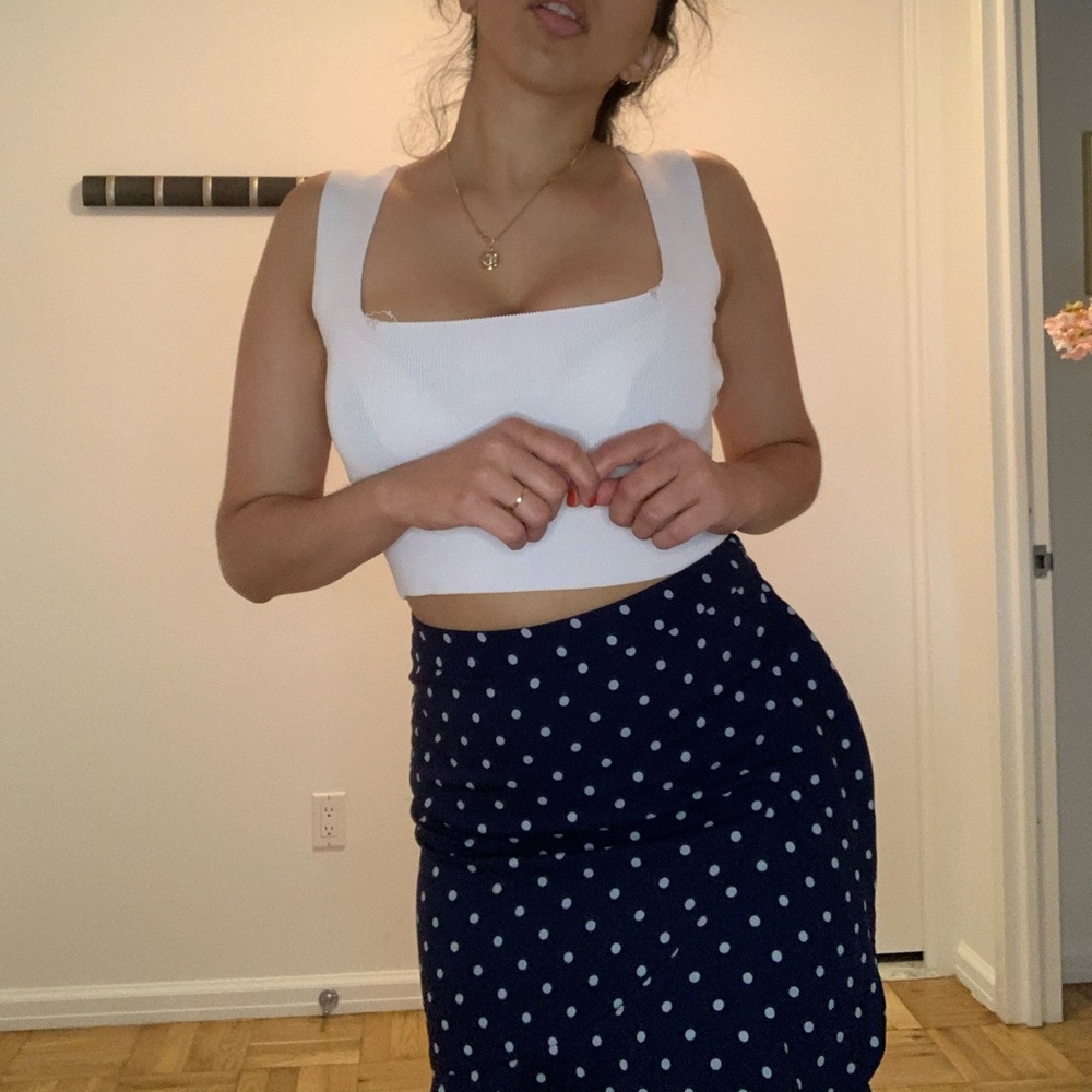Blue skirt